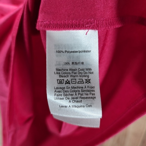 DKNY Ann Women’s‎ Scoop Neck  Tank Top, magenta , size M NWOT - Picture 6 of 8